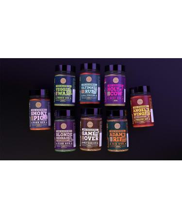 Game Over BBQ Wild Game Rub - 100% Natural BBQ Seasoning - Classic Seasoning Mix For Extraordinary Game Meat Dishes Of Your Choice - Large Jar (170g) Game Over - Game Rub - Buy Online on GoSupps.com