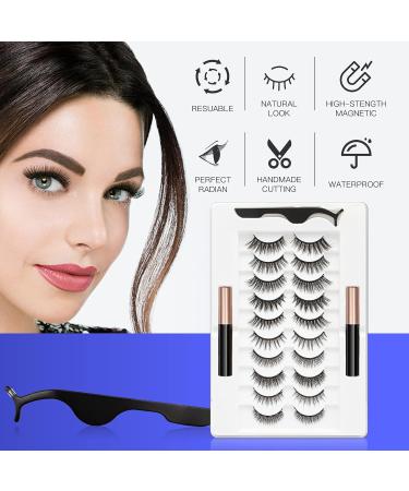 Reusable Magnetic Eyelashes with Eyeliner - Natural Look Easy to Wear | Evvershinner - Buy Online on GoSupps.com