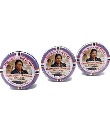 Navajo Medicine of the People Greasewood Ointment 0.75 oz - 3 Tins Set - Christmas Stocking Stuffer - Buy Online on GoSupps.com