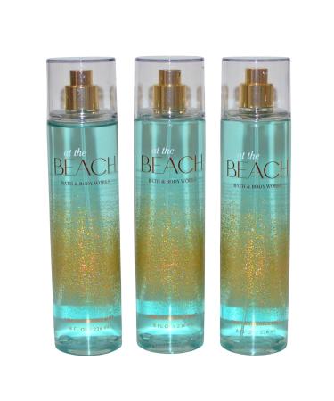Bath & Body Works Fragrance Mist 3-Pack 8oz Each (At The Beach)