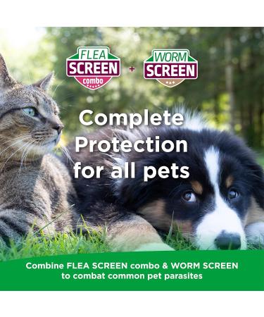 FLEA SCREEN Combo Large Dog (1 Pipette) | Kills Fleas, Eggs & Ticks | 4 Weeks Treatment for Dogs (20-40kg) - Buy Online on GoSupps.com