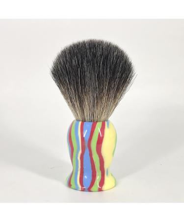 CSB 20mm Badger Hair Shaving Brush with Colorful Resin Handle - Shaving Brushes for Men