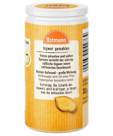 Buy Ostmann Ground Ginger - Pack of 4 (4 x 30g) | Premium Quality International Shipping - Buy Online on GoSupps.com