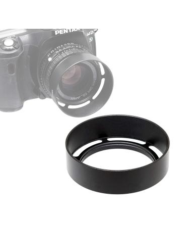 Fotasy Metal 52mm Vented Lens Hood, 52mm Metal Hood, 52mm Lens Hood for Fuji Leica Leitz Panasonic Olympus Panasonic Sony Lens, 52mm Screw-in Lens Hood