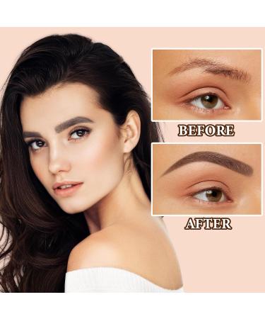 Buy Eyebrow Stamp Stencil Kit - 24 Reusable Stencils & 2 Brushes Waterproof Pomade for Perfect Brows - International Shipping Available - Buy Online on GoSupps.com