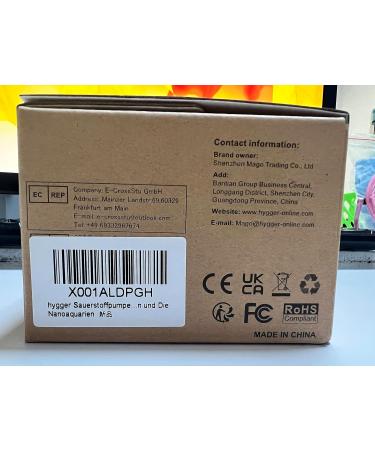 Hygger Quiet Oxygen Pump for Aquarium - 33dB 1.5W 420ml/m - Ideal for Fish Pools & Nano Aquariums - White - Buy Online on GoSupps.com