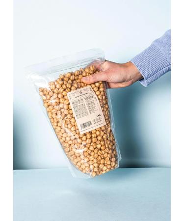 Koro Roasted & Salted Chickpeas - 1 kg | High Protein & Fiber Snack | No Artificial Colors or Preservatives | International Shipping - Buy Online on GoSupps.com