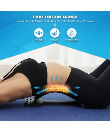 Lumbar Back Stretcher and Pain Relief Device for Herniated Disc, Sciatica, Scoliosis - Back Massage Spine Board for Lower and Upper Back Muscle Pain Relief - Buy Online on GoSupps.com