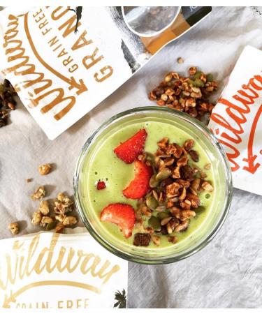 Wildway Vegan Granola Variety Pack | Gluten-Free, Low Carb Breakfast Cereal & Snack | Paleo & Non-GMO | 8oz - 4 pack - Buy Online on GoSupps.com