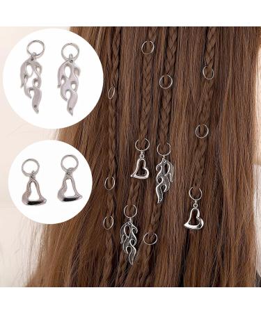 BDSHUNBF 90 Pieces Hair Beads Hair Jewelry Hair Accessories Hair Cuffs Dreadlocks Hair Beads Hair Rings for Braids Decorations Gril Women Men Hip Hop Braiding Hair - Buy Online on GoSupps.com