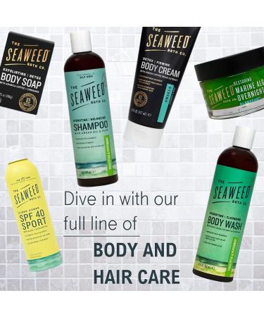 The Seaweed Bath Co. Sleep Body Care Gift Set - Calm Vetiver & Geranium Scent | Vegan, Paraben-Free | 6 fl. oz - Buy Online on GoSupps.com