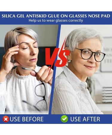 Buy Wllhyf 10 Pairs Silicone Nose Pads - Self-Adhesive Butterfly D Form Anti-Slip Glasses Accessories for Men & Women - Comfortable & Soft for Sunglasses - Buy Online on GoSupps.com