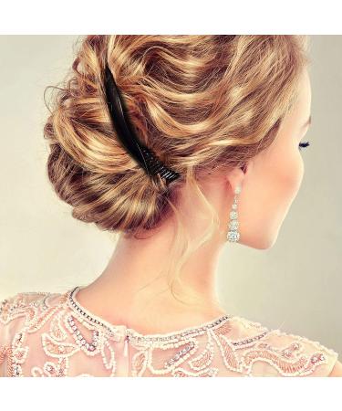 9-Piece Flexible Plastic Banana Hair Clips for Women - Ponytail Holder Comb Set - Buy Online on GoSupps.com