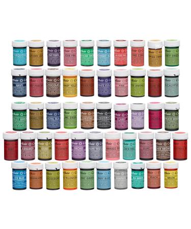 Sugarflair Spectral & Pastel Food Colouring Paste Highly Concentrated for Use with Sugar Pastes Buttercream Royal Icing or Cake Mix - Pick any 2 Colours