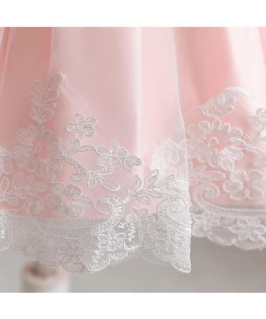 NNJXD Baby Girls Flower Princess Birthday Party Dress 648 Pink-a | Size 6-12 Months - Buy Online on GoSupps.com