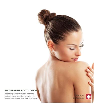 Naturaline Body Lotion with Organic Peppermint & Bamboo Extracts - Hydrating Moisturizer - 6 fl. oz - International Shipping Available - Buy Online on GoSupps.com