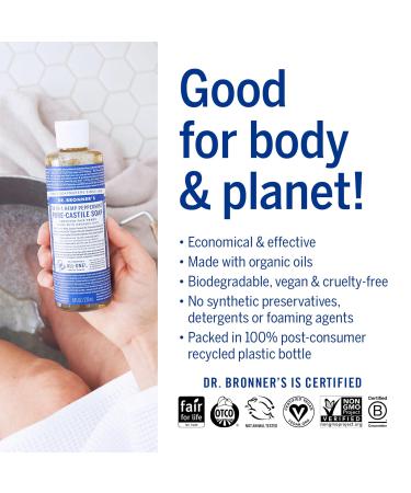 Dr. Bronner's 4 Piece Peppermint Gift Set - Sugar Soap Pure-Castile Liquid Soap Lotion & Bar Soap | International Shipping Available - Buy Online on GoSupps.com