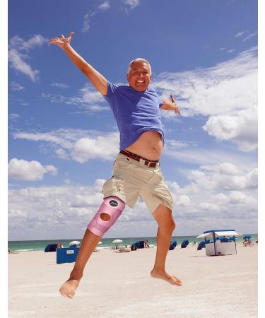 Premium Copper Lined Knee Support Brace Doctor Developed for Guaranteed Relief & Support in Pink - Buy Online on GoSupps.com