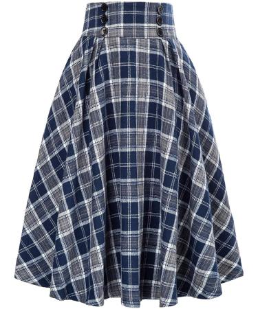 Buy XL Winter Ladies Tulle Skirt - A-Line Ball Gown Ruffle Skirt in Navy | International Shipping Available - Buy Online on GoSupps.com