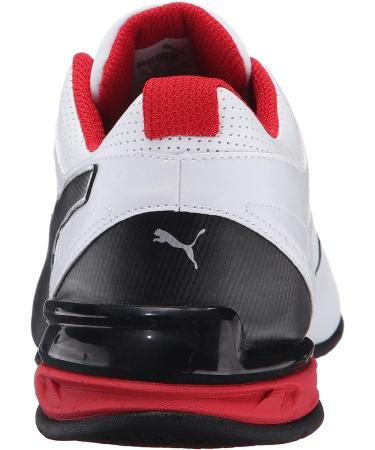 PUMA Men's Tazon 6 Sneaker - White/Black/Silver - Size 10 - Buy Online on GoSupps.com