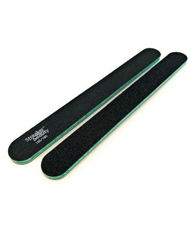 100/180 Grit Straight File | 18 Pack | Professional Double Sided 100/180 Grit Straight 18
