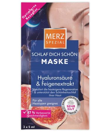 Merz Spezial Merz Spezial SchlafDich sch n Masque - Facial mask with fig extract panthenol & hyaluronic acid - Regenerating night treatment rels facial skin - 1 x 10 ml