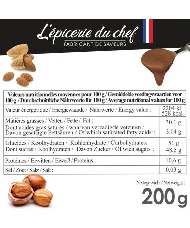 Almond and hazelnut praline paste 200 g - Buy Online on GoSupps.com