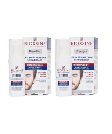 2x Bioxsine Serum for beard and moustache/natural beard growth product for a stronger longer and thicker beard / 30ml