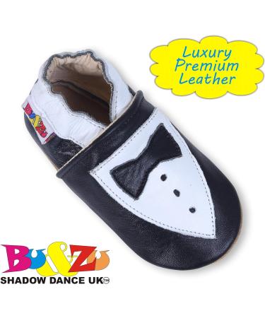 Shadow Dance UK Baby Shoes | Soft Sole Toddler Shoes for Boys & Girls | Leather Winter Booties 18-24 Months - Bowtiebaby - Buy Online on GoSupps.com