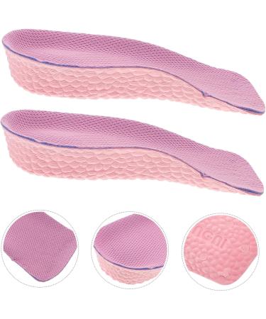 Beaupretty Height Increasing Insoles for Women & Men - Invisible Elevator Shoe Inserts | Comfortable Pink PU Support Pads - Buy Online on GoSupps.com