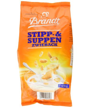 Brandt rusks and soup rusks pack of 12 (12 x 400 g pack)