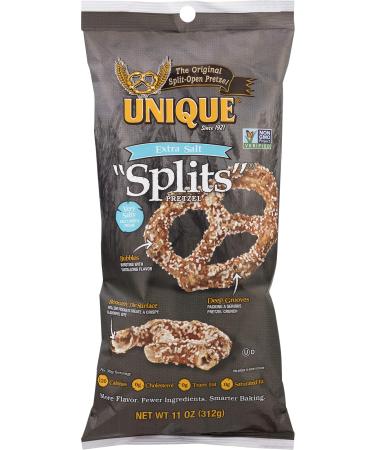 Unique Pretzel Splits Extra Salt, 11 oz