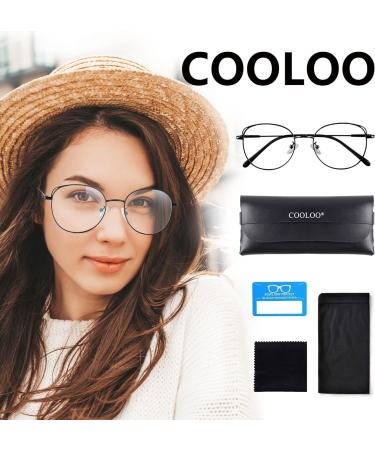 COOLOO Blue Light Blocking Glasses for Men and Women - Anti Glare Computer and Gaming Glasses - Blue Light 02-Black - Buy Online on GoSupps.com