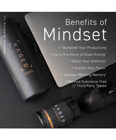 Kaged Mindset Nootropic Focus & Productivity Supplement - 30 Servings Orange Mango - Buy Online on GoSupps.com