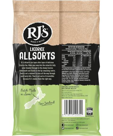 RJ's Licorice Allsorts 280g (Pack of 2) - Buy Online on GoSupps.com