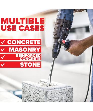 KSP-Tec 4pcs SDS-Plus Chisel Set for Rotary Hammers - Tile Chisel with Storage Case - Ideal for Masonry, Concrete, Brick, Stone - Buy Online on GoSupps.com