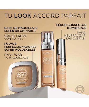  L'Oreal Paris L'Or al Paris - Liquid Foundation - 24H Hydration - Formula with Hyaluronic Acid - All Skin Types - Shade: Vanilla (2.N) - Perfect Match - 30 ml - Buy Online on GoSupps.com