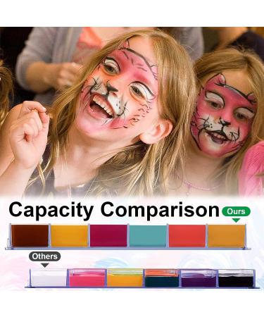 DONGERNIIU Professional Face Painting Kit - 20 Color Oil Palette for Kids and Adults | Non-Toxic, Safe, and Flashy Halloween FX Party Makeup Set - Buy Online on GoSupps.com