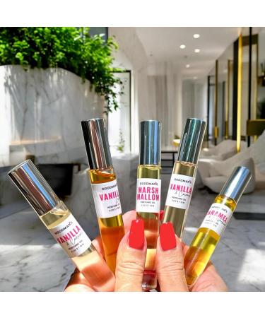 Goodman's Women Perfume Roll-On Fragrance Oil Long Lasting Luxury Rollerball Mini Perfume Alcohol Free 10ml (Vanilla Latte) - Buy Online on GoSupps.com