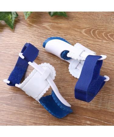 A Pair of Big Toe Bunion Straighteners Night Splint Hallux Valgus Pad Correctors Foot Care (White+Blue) - Buy Online on GoSupps.com