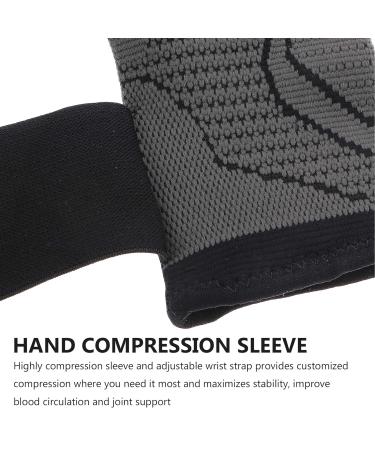 Breathable Palm Hand Support Compression Brace | Wrist Injury & Sprains Relief | Adjustable 18x9.5cm - Buy Online on GoSupps.com