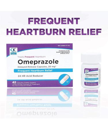 Quality Choice Omeprazole 20mg - Delayed Release Acid Reducer for Heartburn Relief | 42 Tabs - International Shipping Available - Buy Online on GoSupps.com
