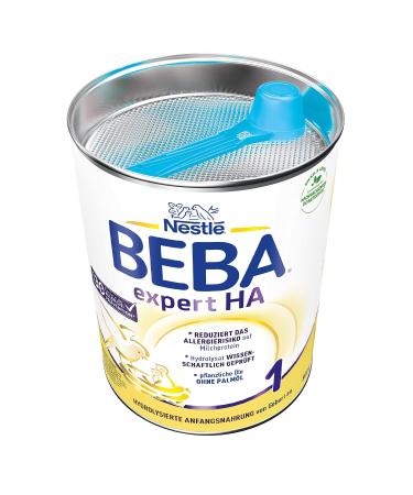 Nestl Beba Expert HA 1 Baby Milk Powder - Hydrolyzed Formula for Allergy Risk - 6-Pack (6 x 800g) - For Infants from Birth - Buy Online on GoSupps.com