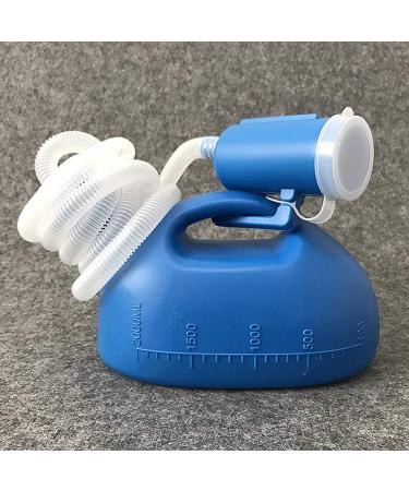 Potty Men's Bed Urinal Potty Pee Bottle 2000ML Collector with 1.6M Tube for Male Elderly People - Buy Online on GoSupps.com