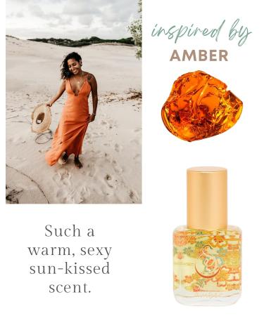 Amber Organic Perfume Oil Extract Roll-On by Sage- 1/4 oz Vegan & Cruelty-Free Earthy Scent Amber Blood Orange Musk Amber 1/4 oz Extract Roll-On - Buy Online on GoSupps.com