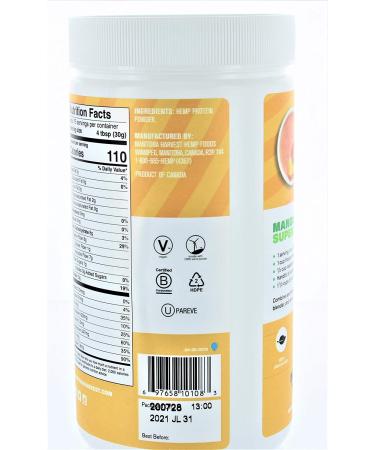 Manitoba Harvest Hemp Protein Powder 2 Pack - Organic Plant-Based Protein Boost - Buy Online on GoSupps.com