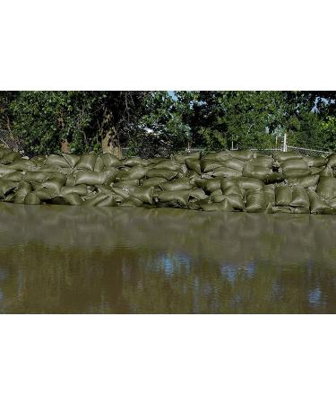 Empty Military Green Sandbags with Ties | 14x26 Woven Polypropylene | Hurricane Flood Protection | Various Bundles Available - Buy Online on GoSupps.com