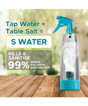 H2O e3 All Purpose Cleaner Cleaning System - Multipurpose Cleaner Disinfectant Sanitiser Deodoriser - Electrolysed Water Sodium Hypochlorite Hypochlorous Acid Generator - Buy Online on GoSupps.com