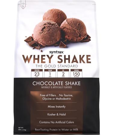 Buy Syntrax Nutrition Whey Shake Protein Powder - Cold Filtered & Undenatured Chocolate Blend 5 lbs - International Shipping Available - Buy Online on GoSupps.com