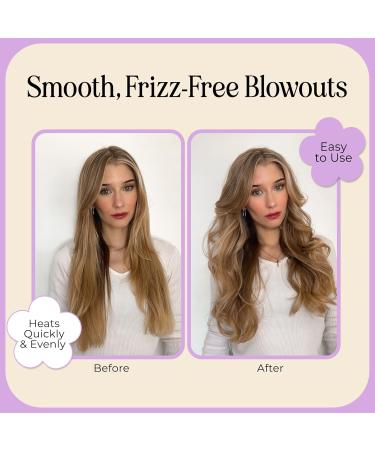 INH Hair Extra Long Oval Barrel Curling Iron | Tourmaline Ceramic Wand for Longer Looser Curls | Best Clamp-Free Hair Wand for Frizz-Free Hollywood Blowout - Buy Online on GoSupps.com